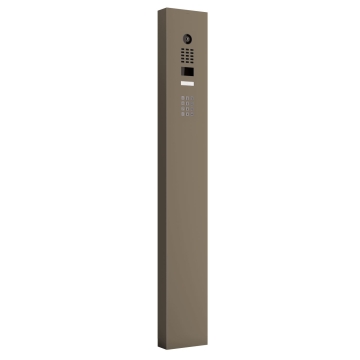 Gegensprechanlage mit Standfuß Smart Doorbird D1101KV mit Keypad Modul in  Beigegrau