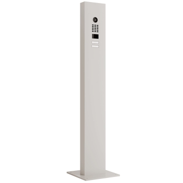 Gegensprechanlage mit Standfuß inklusive Bodenplatte Smart for Two Doorbird D1102V  in Weiß