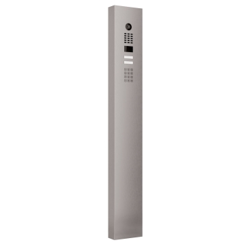 Gegensprechanlage mit Standfuß Smart for Two Doorbird D1102KV mit Keypad Modul in Edelstahloptik