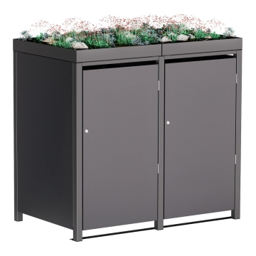 Mülltonnenbox Tilda 2er 240L in Anthrazit
