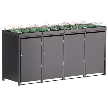 Mülltonnenbox Tilda 4er 240L in Anthrazit