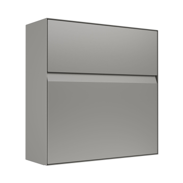 Briefkasten Valencia in Grau Metallic