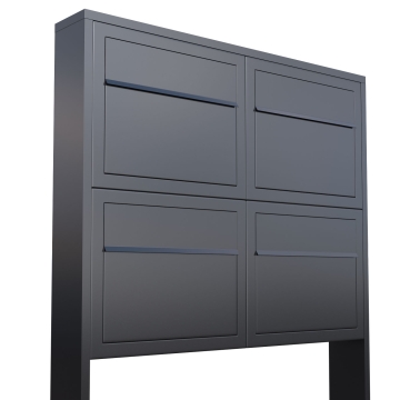 Briefkastenanlage Elegance for Four Anthrazit
