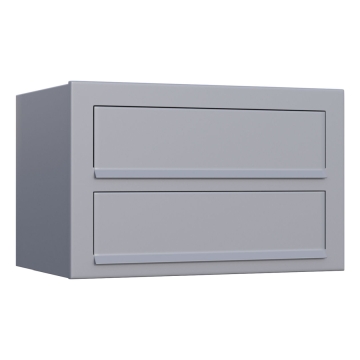 Briefkasten Cube for Two Grau Metallic