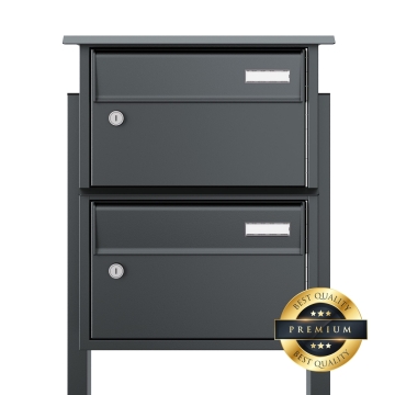 Briefkastenanlage Stellina for Two in Anthrazit