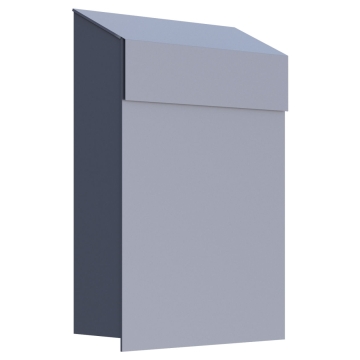 Briefkasten Baby Box Grau Metallic