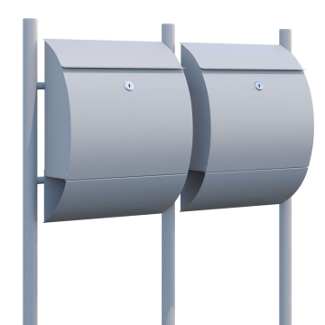 Briefkastenanlage Sunshine for Two Grau Metallic