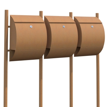 Briefkastenanlage Sunshine for Three Rost