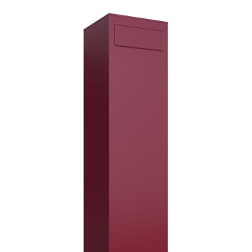 Standbriefkasten Monolith Rot