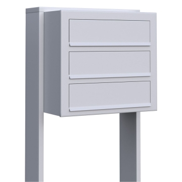 Briefkastenanlage Cube for Three Weiß