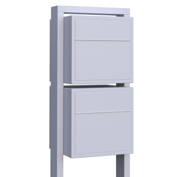 Briefkastenanlage Soprano for Two Weiß