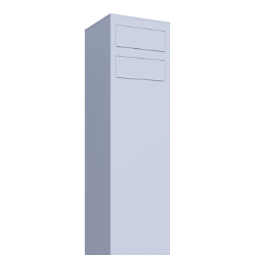 Briefkastenanlage Monolith for Two Weiß