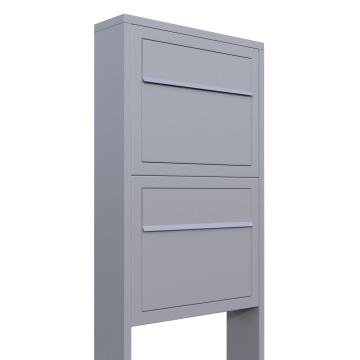 Briefkastenanlage Elegance for Two Grau Metallic