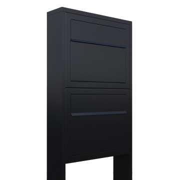 Briefkastenanlage Elegance for Two Schwarz