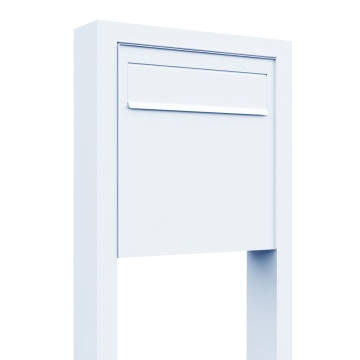 Zaunbriefkasten Latina Stand in Weiß