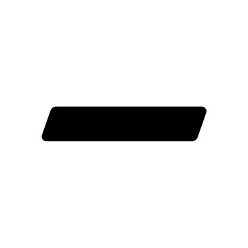 Selbstklebendes Zeichen Minus "-" - 76 mm in Schwarz