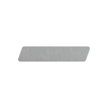 Selbstklebendes Zeichen Minus "-" - 76 mm aus Edelstahl