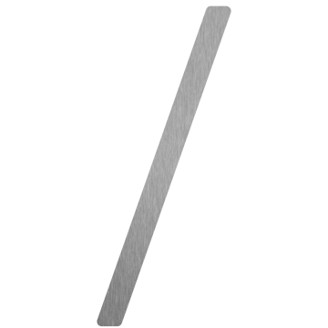 Selbstklebende Hausnummer "Slash" - 152 mm in Edelstahl