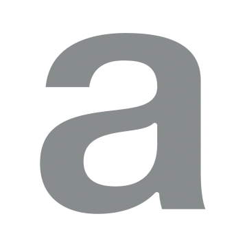 Buchstabe ''a'' Grau Metallic