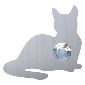 Türklingel Katze ''Kitty'' Edelstahl