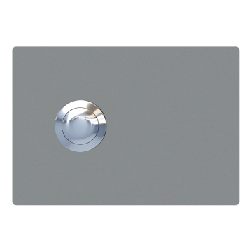 Türklingel Rectangle Grau Metallic