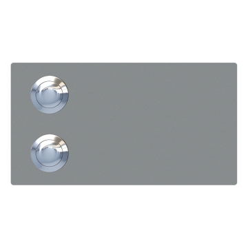 Türklingel Oblong for Two Grau Metallic