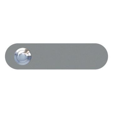 Türklingel Longcircle Grau Metallic