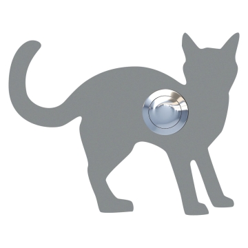 Türklingel Katze ''Leo'' Grau Metallic