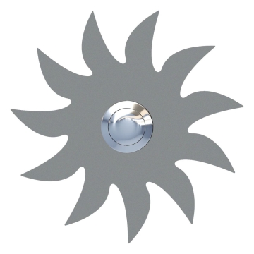 Türklingel Sonne Grau Metallic