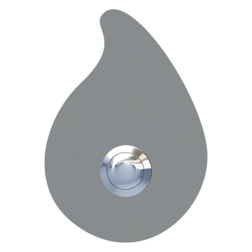Türklingel Tropfen Grau Metallic