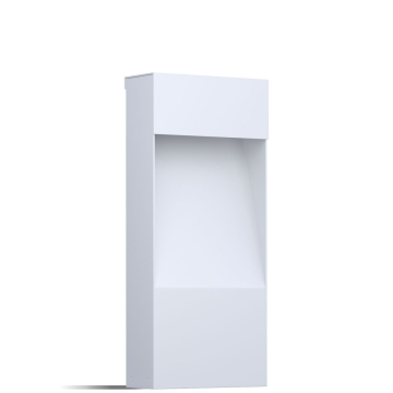 Außenleuchte "Medium Bloc" Weiß