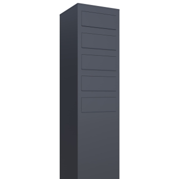 Briefkastenanlage Monolith for Five Anthrazit