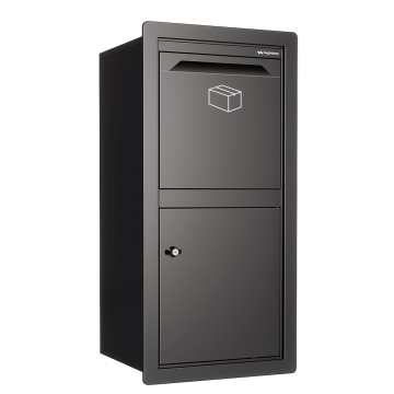 Einbau-Paketbox Larino in Schwarz