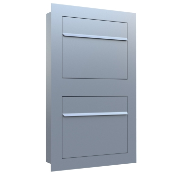 Einbaubriefkasten Sora for Two in Grau Metallic