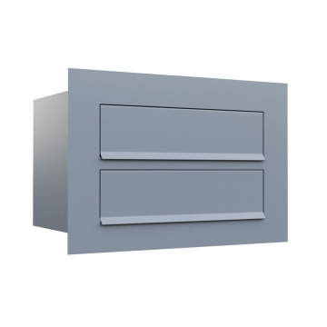Einbaubriefkasten Como for Two in Grau Metallic