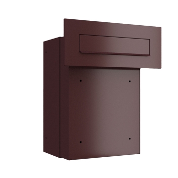 Mauerdurchwurf- Briefkasten Dante in Braun