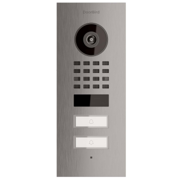 Unterputz Türsprechanlage Smart-IN for Two Doorbird D1102V Edelstahl