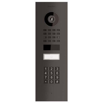 Unterputz Türsprechanlage Smart-IN Doorbird D1101KV mit Keypad Modul Graphitschwarz