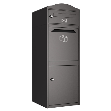 Paketbriefkasten Tolera in Schwarz