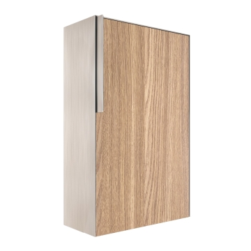 Briefkasten Faro Edelstahl mit Holzdekor-Front