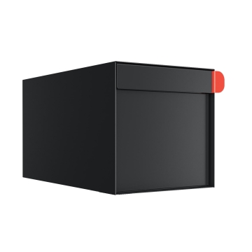 Amerikanischer Briefkasten Big Americano Schwarz | Wand