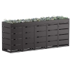 Mülltonnenbox Egon 5er 120 Liter in Schwarz