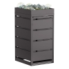 Mülltonnenbox Egon 1er 120 Liter in Schwarz