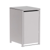 Mülltonnenbox Hugo 1er 240L in Hellgrau - Metallic