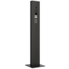Gegensprechanlage mit Standfuß + Bodenplatte for Two Doorbird D1102KV mit Keypad Modul Graphitschwarz