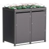 Mülltonnenbox Tilda 2er 240L in Anthrazit