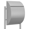 Standbriefkasten Jumbo Grau Metallic