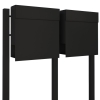 Briefkastenanlage Manhattan for Two Schwarz