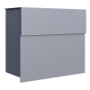 Briefkasten Molto Grau Metallic