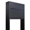 Standbriefkasten Elegance Schwarz
